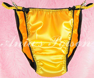 Ania's Poison MANties S - XXL shiny Rare 100% polyester string bikini sissy mens underwear panties