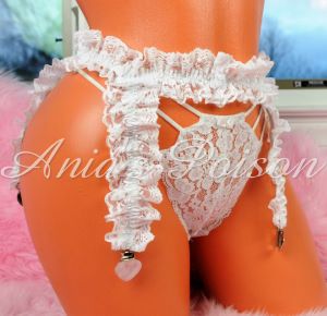 lacy sissy garter belts